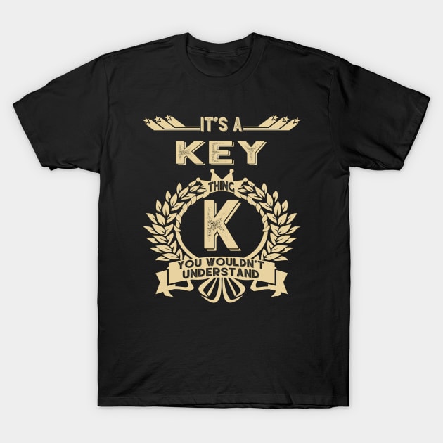 Key T-Shirt by GrimdraksJokes